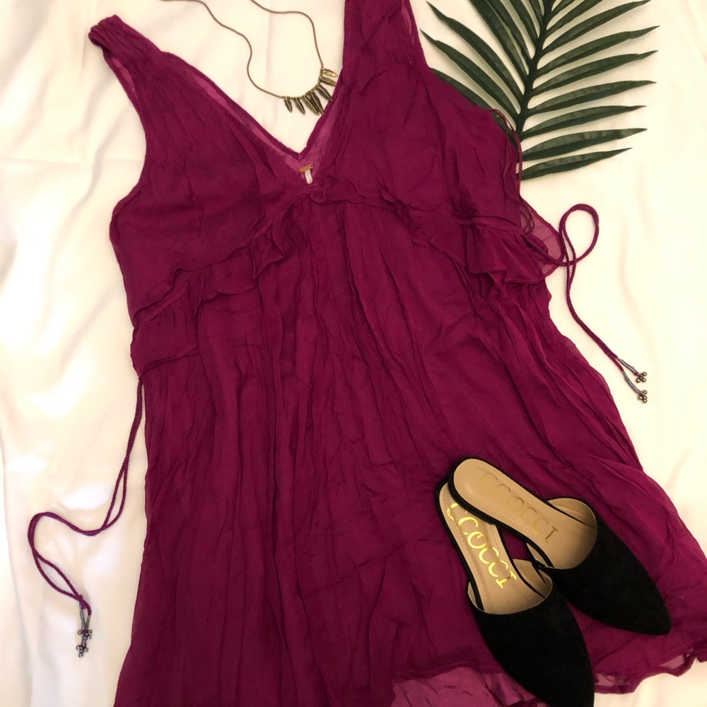 Free People Raspberry dress